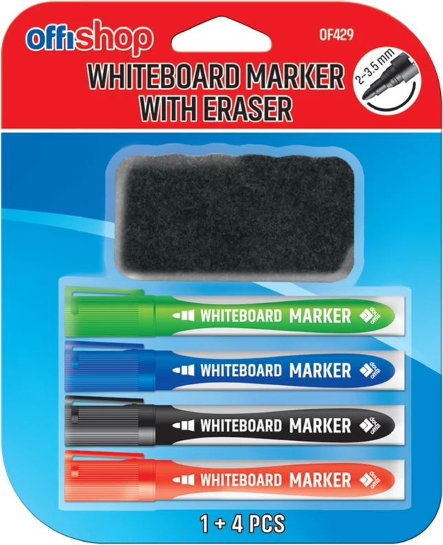 OSH MARKER WHITEBOARD SET 1/4 OF429