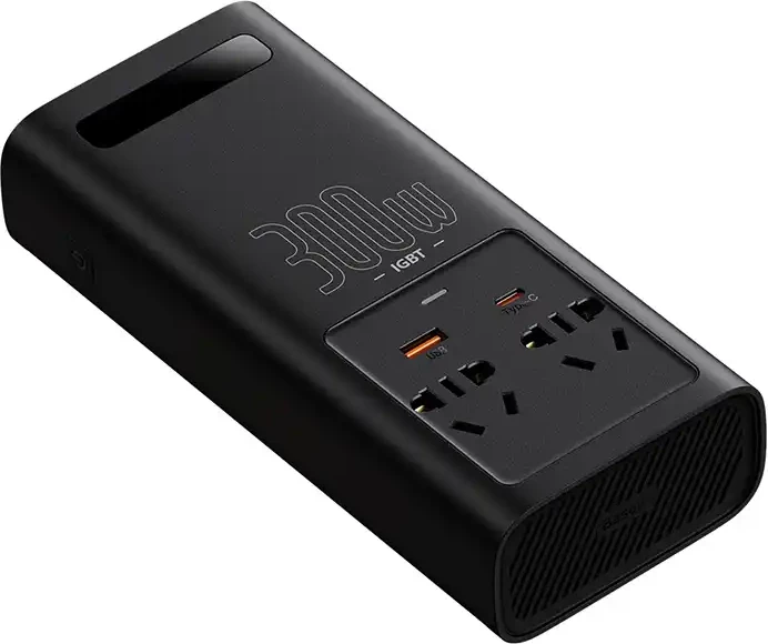 Inverter energjie për veturë Baseus CGNB0101, 300W, 220V, e zezë