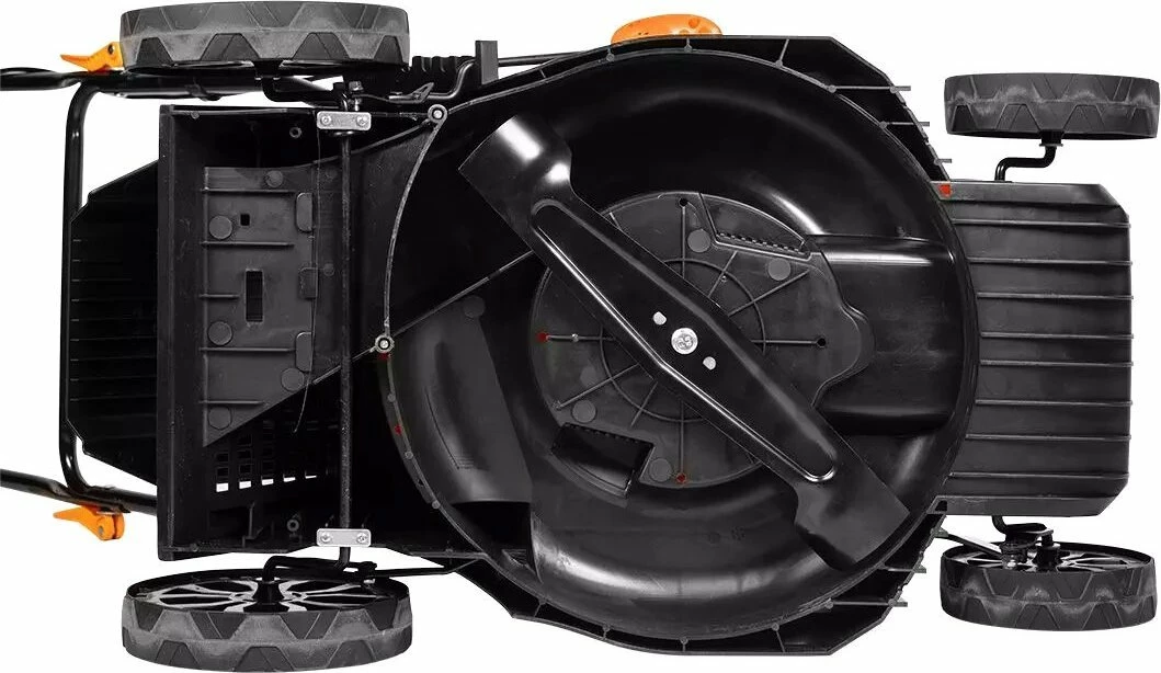 Kositëse bari elektrike Neo 04-629 1800W 44 cm 45 L, zi/portokalli