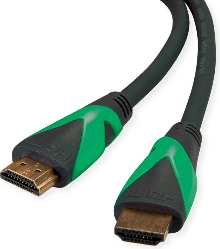 Kabllo HDMI ROLINE 11.44.6011, 2 m, HDMI-A në HDMI-A, 8K 60Hz, HDR, e zezë