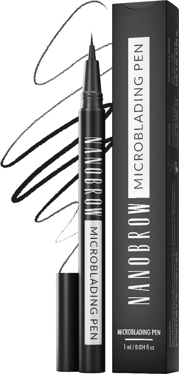 Penel për vetulla Nanobrow Microblading Pen Precise Espresso 1ml