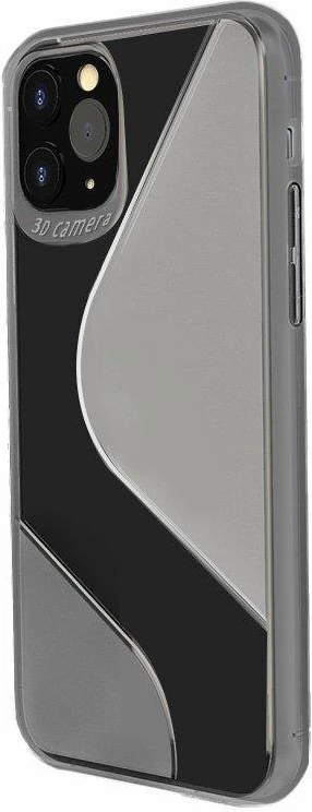 Mbështjellës Hurtel S-Case për Huawei P40 Lite E, TPU, i zi