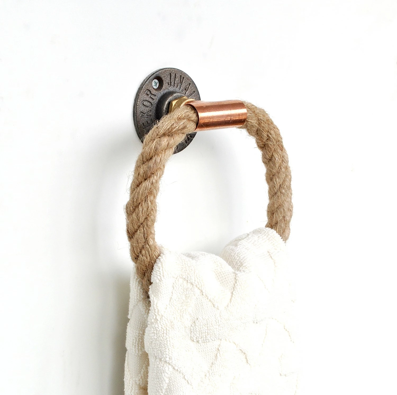 Varëse muri Pipe Hook, ngjyrë ari rozë, Cop011
