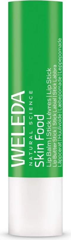 Balsam për buzë Weleda Skin Food Nourishing Lip Balm Stick për femra, 4.8g