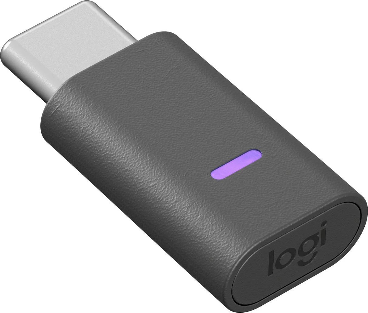 Dongle USB-C Logitech Zone Vibe Wireless UC, marrës wireless, Graphite