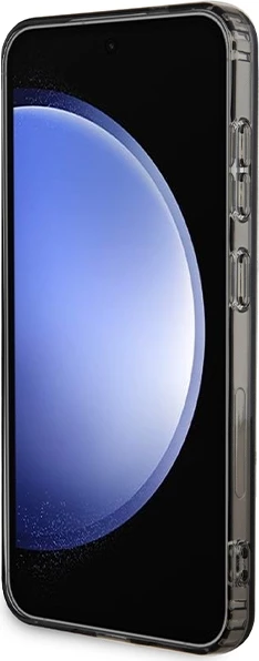 Mbështjellës Karl Lagerfeld Karl&Choupette Glitter MagSafe për Samsung Galaxy S24, i zi