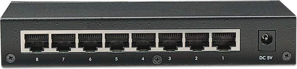 Switch Intellinet 8 porta Gigabit, desktop, metalik