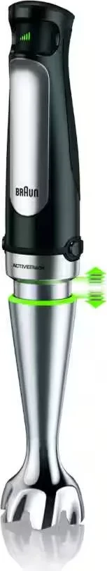 Blender dore, Braun, MQ7035BI, 1000 W, gotë 600 ml, grirës 500 ml, e zezë