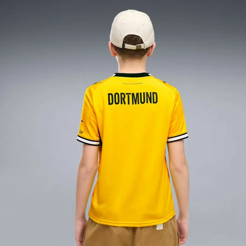 Fanellë futbolli për fëmijë Puma Borussia Dortmund Stadium Home 2026/27, junior [Madhësia: 164 cm]