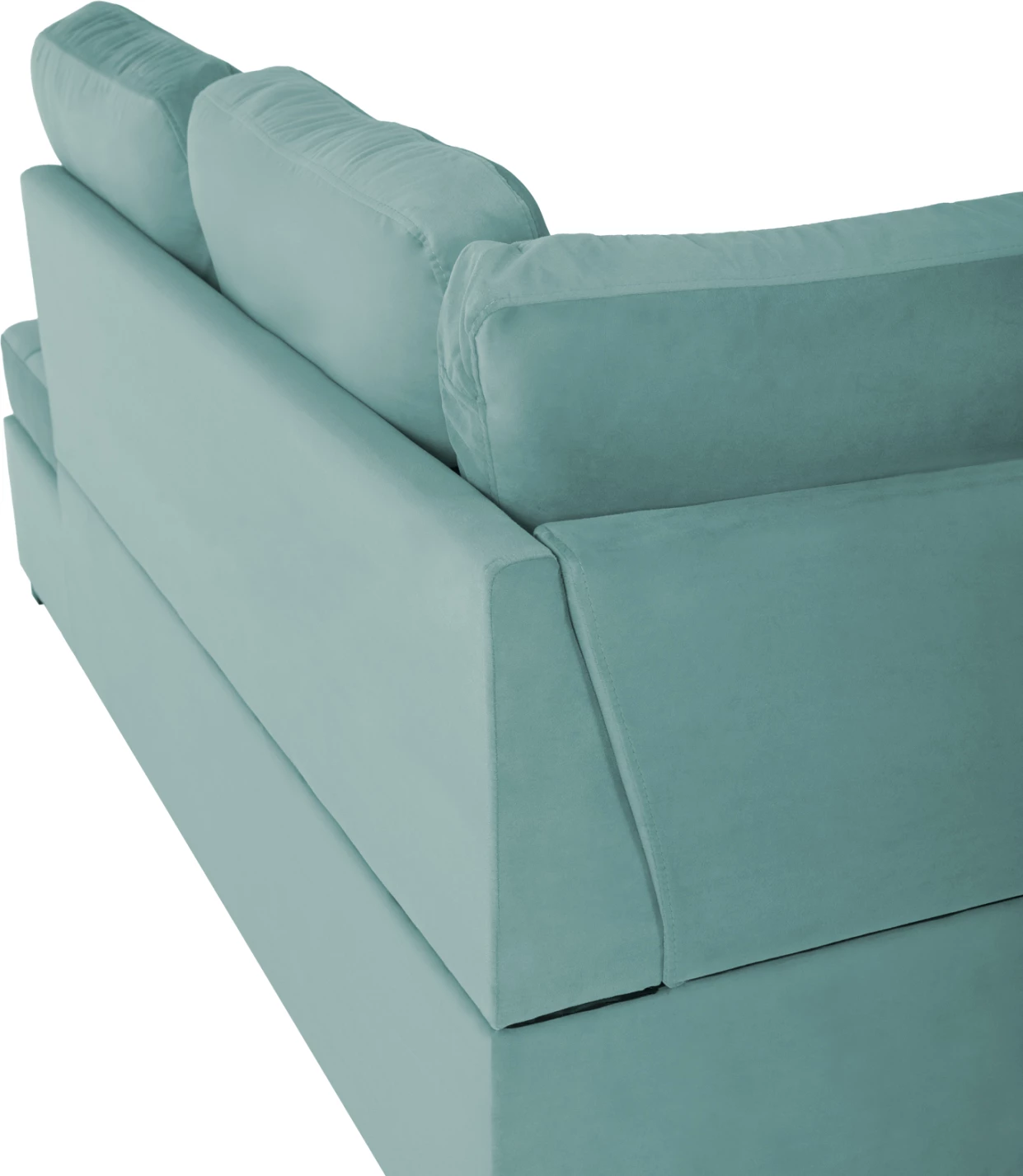 Kënd divani JADE FH3144.04R kadife jeshile deti 250x80-180x73-88Hcm