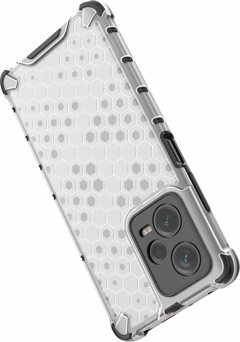 Mbështjellës Hurtel Honeycomb për Xiaomi Redmi Note 12 Pro+, i zi