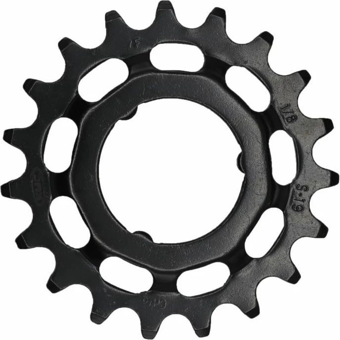 Dhëmbëz për biçikletë elektrike Shimano, e zezë