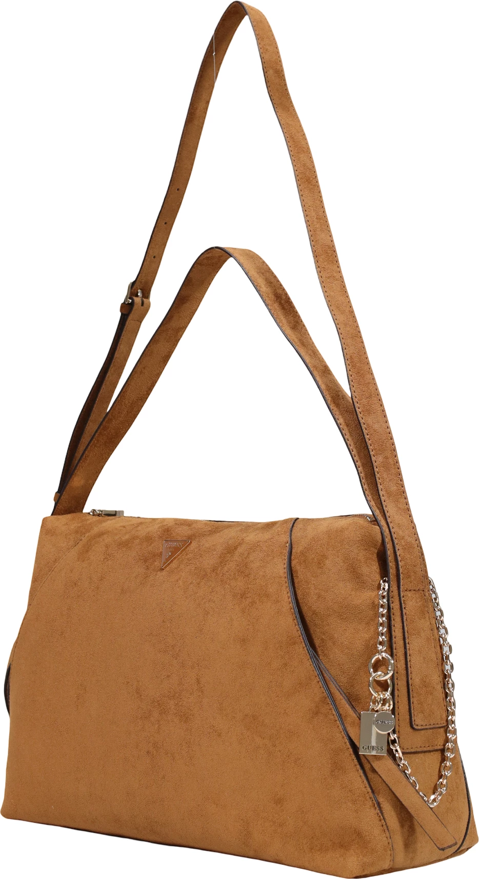 Çantë krahu për femra Guess Coleen Logo Small SA HWSG97 45180, ngjyrë lëkure