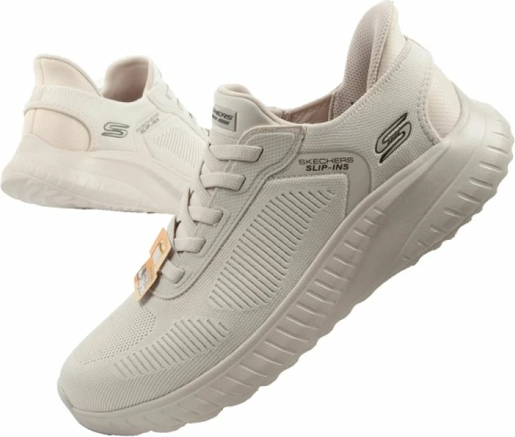 Atlete meshkuj Skechers Bobs Squad Chaos SLIP-INS, ecru