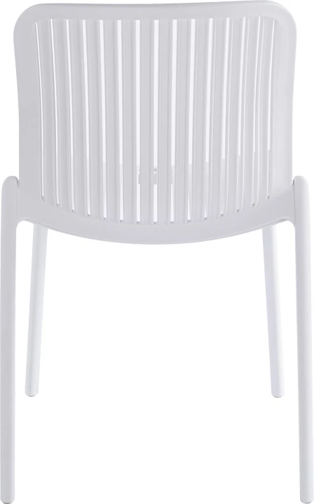 Karrige e grumbullueshme Teragi, polipropilen me mbrojtje UV, e bardhë, 58x43.5x82cm