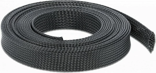 Mbështjellës i gërshetuar për kabllo DeLOCK 18903, 10 m, Ø 1.4–3 cm, poliester, i zi