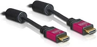 Kabllo HDMI DeLOCK 1.8m, HDMI Type A male/male, 10.2 Gbit/s, e zezë
