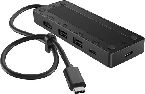 Hub udhëtimi HP USB-C G3, universal, i zi