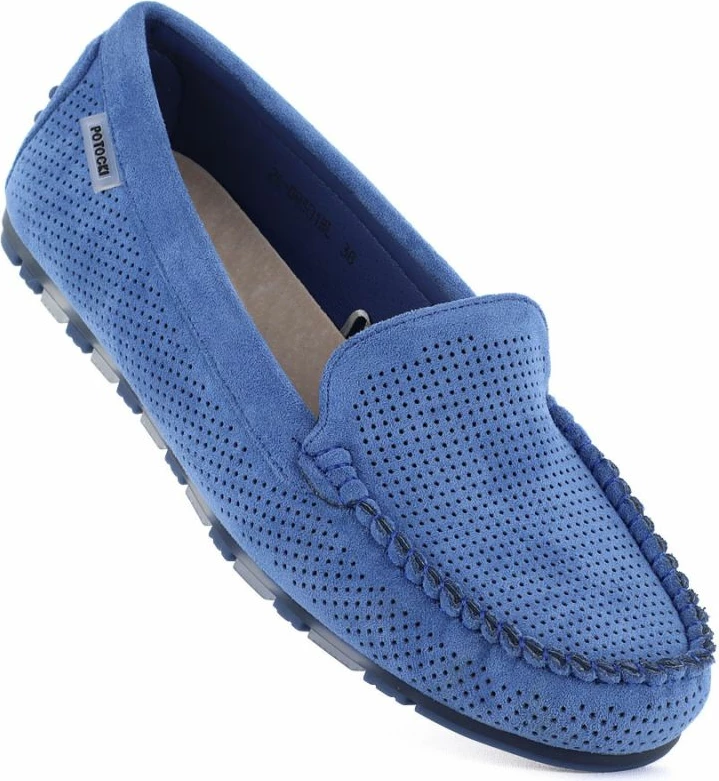 Mokasina femra Potocki 09301, të kaltra