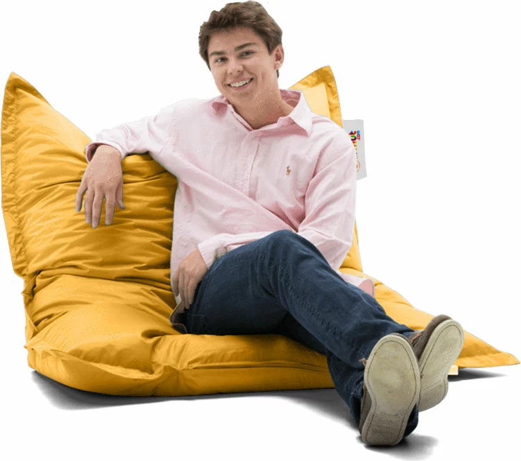 Qese për ulje për kopsht, ngjyrë e verdhë, 100x100cm