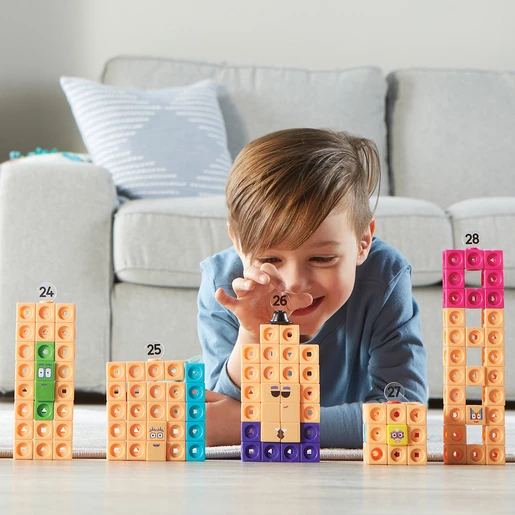 Set Aktiviteti Numberblocks MathLink – Kubat 21 deri në 30