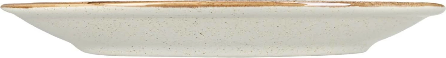 Pjatë e sheshtë Porland Seasons Sand 200 mm, bezhë/krem, set 6 copë