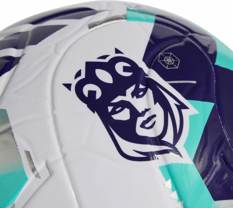 Top futbolli adidas Queens League KE8232, e bardhë, e gjelbër, e purpurt [Madhësia: 5]