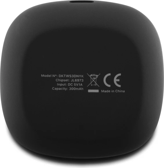 Kufje TWS DKNY BT 3D Rubber Matte Finish, të zeza