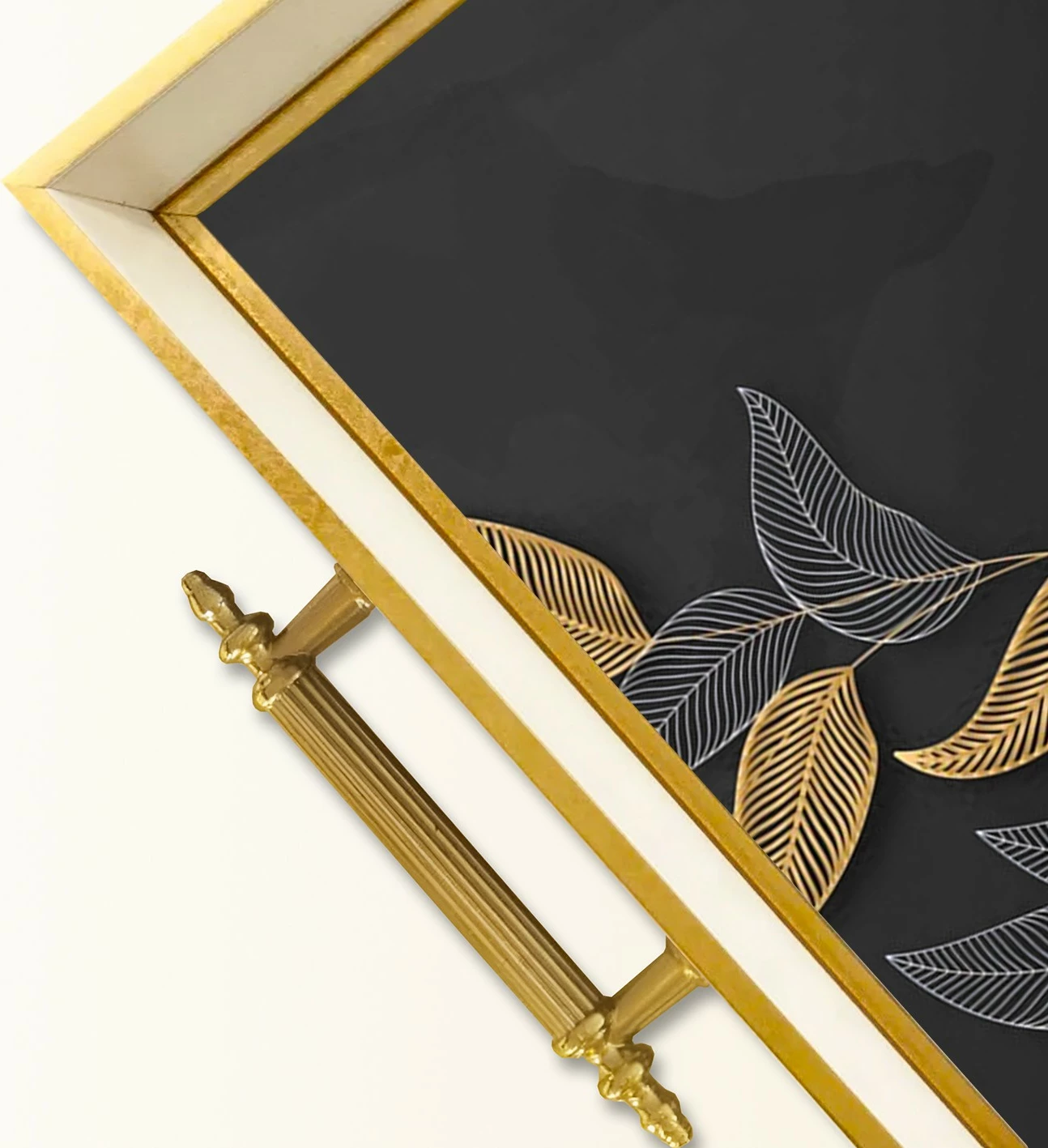 Tabaka xhami Aberto Design, shumëngjyrëshe, TPB9762, 50x29x3.5cm