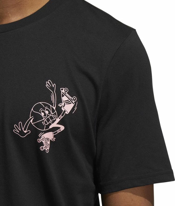 Maicë adidas për meshkuj, e zezë