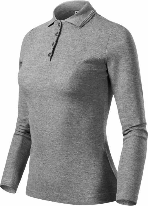 Bluzë polo Malfini për femra, gri