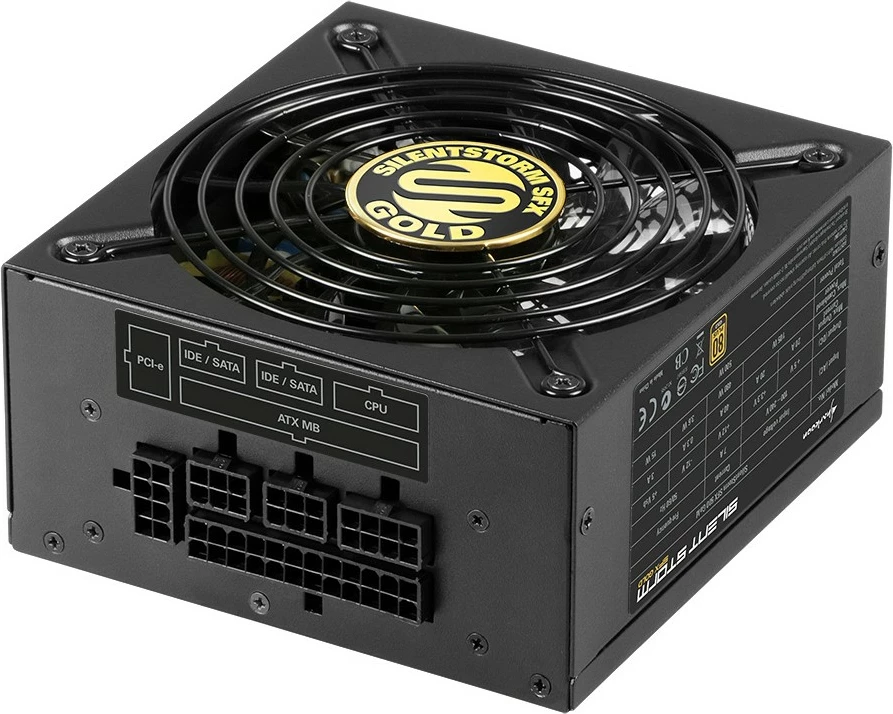 Furnizues energjie Sharkoon SilentStorm SFX Gold 500W, 80 PLUS Gold, modular, i zi