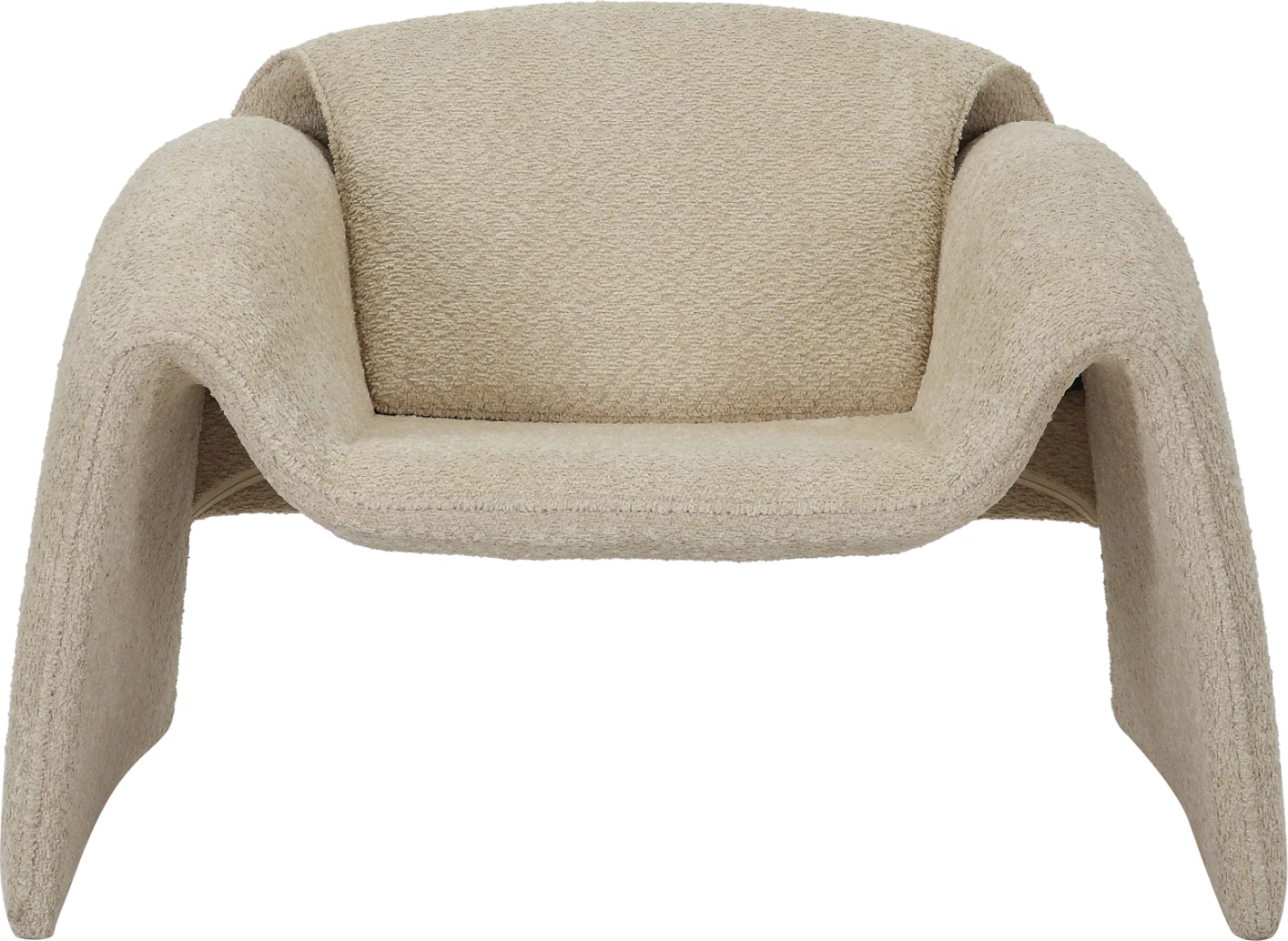 Fotel TREK, pëlhurë boucle, kornizë metali, 100x83x66H cm