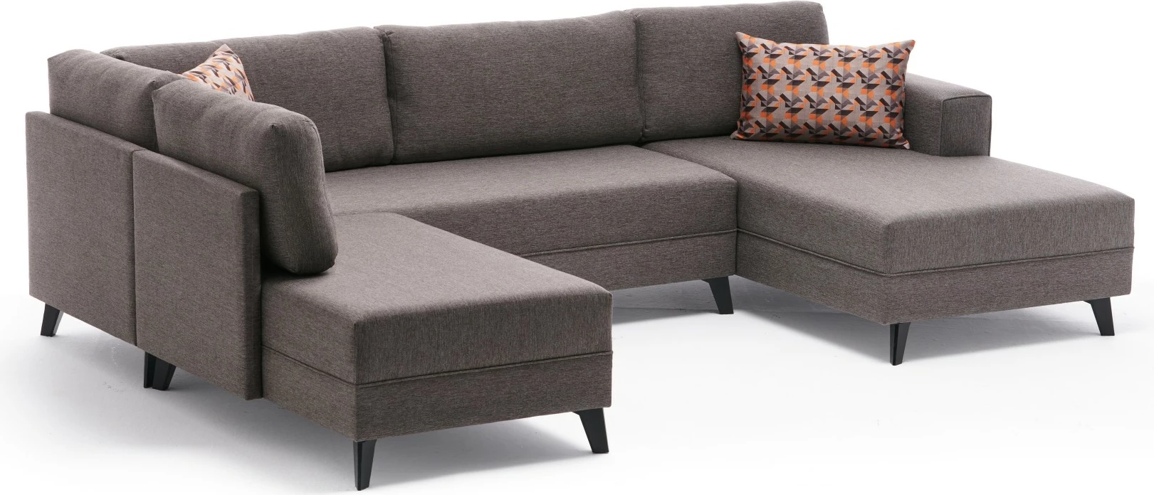 Kënd-sofë krevati Atelier del Sofa, Efsun, ngjyrë kafe