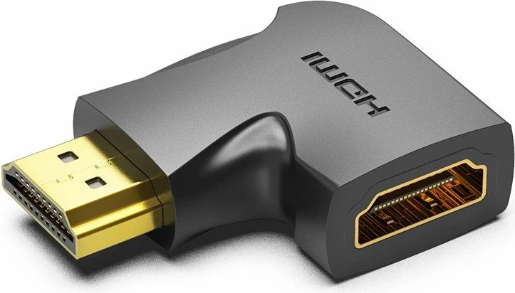 Adapter HDMI Vention 270 shkallë mashkull-një femër, i zi