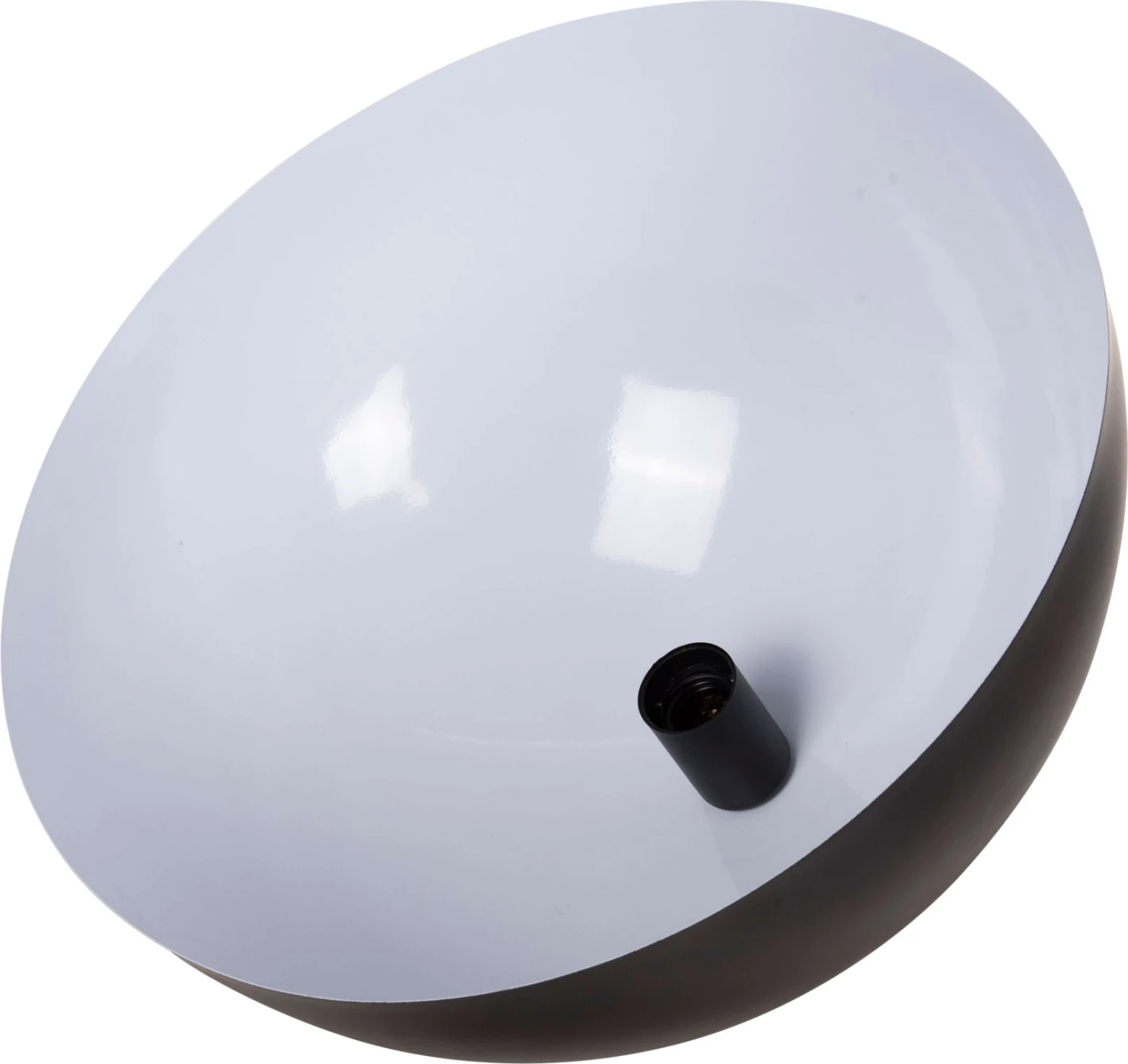 Llambë varëse tavani, kapak i rrumbullakët, metal i zi, FH4078, Φ40x125H cm