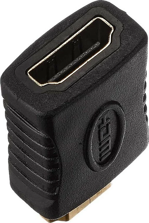 Adapter HDMI LINDY Type-A mashkull-në-femër, Non-CEC, i zi