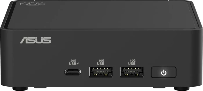 Mini kompjuter barebone ASUS NUC 15 Pro RNUC15CRKU500002, Intel Core Ultra 5 225H, DDR5 (deri 48GB), M.2 NVMe, 2.5Gb LAN, Wi‑Fi 7, Thunderbolt 4, i zi