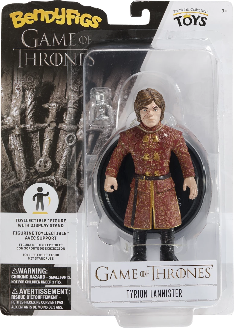Figurinë fleksibile NOBLE COLLECTION Bendyfigs Game of Thrones Tyrion Lannister 14.6 cm me bazë dhe gotë