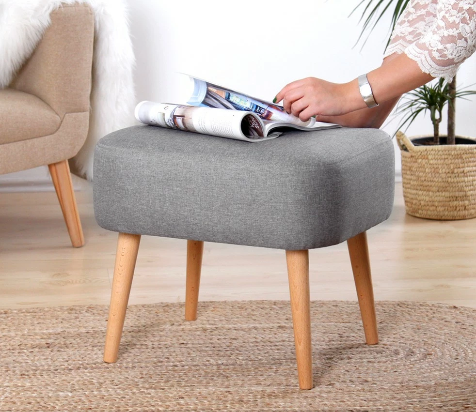Puf Atelier del Sofa, ngjyrë gri, Parrot