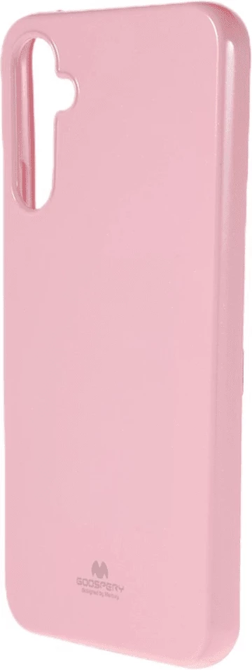 Mbështjellës silikoni Goospery Jelly Thin për Samsung Galaxy A34, i hollë, rozë