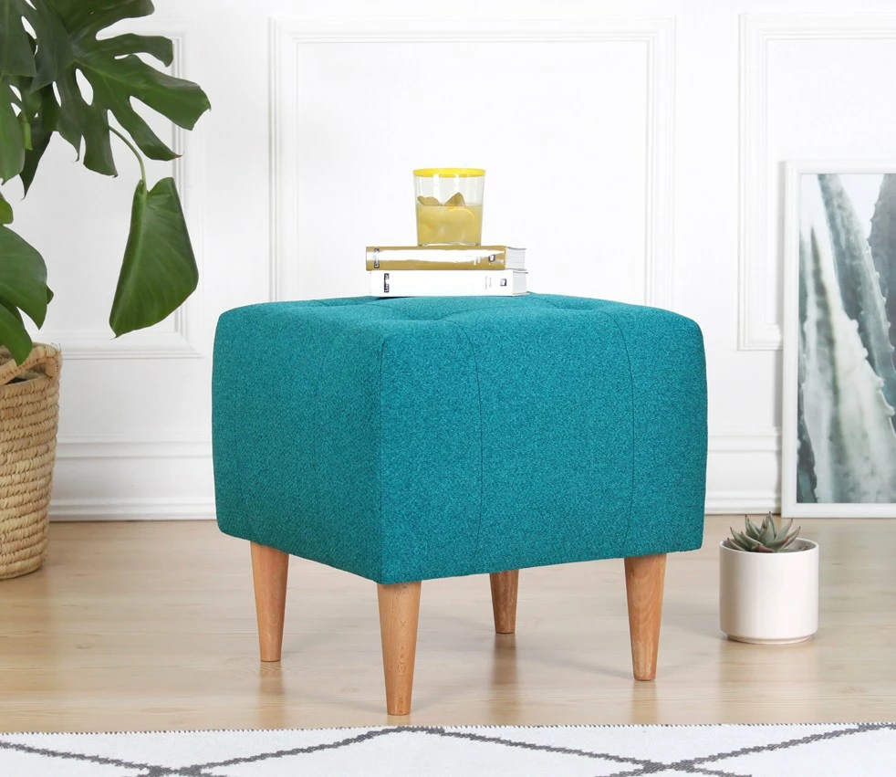 Puf Atelier del Sofa, ngjyrë turquoise, Tomp