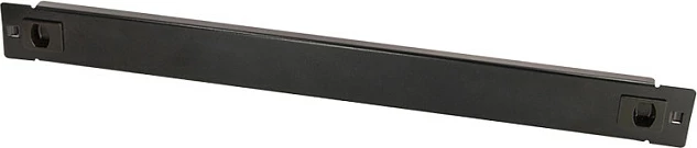 Panel i verbër rack 19" LogiLink, 1U, metal, tool-free snap-in, i zi