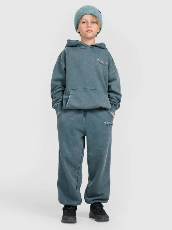 Pantallona sportive për djem 4F, gri