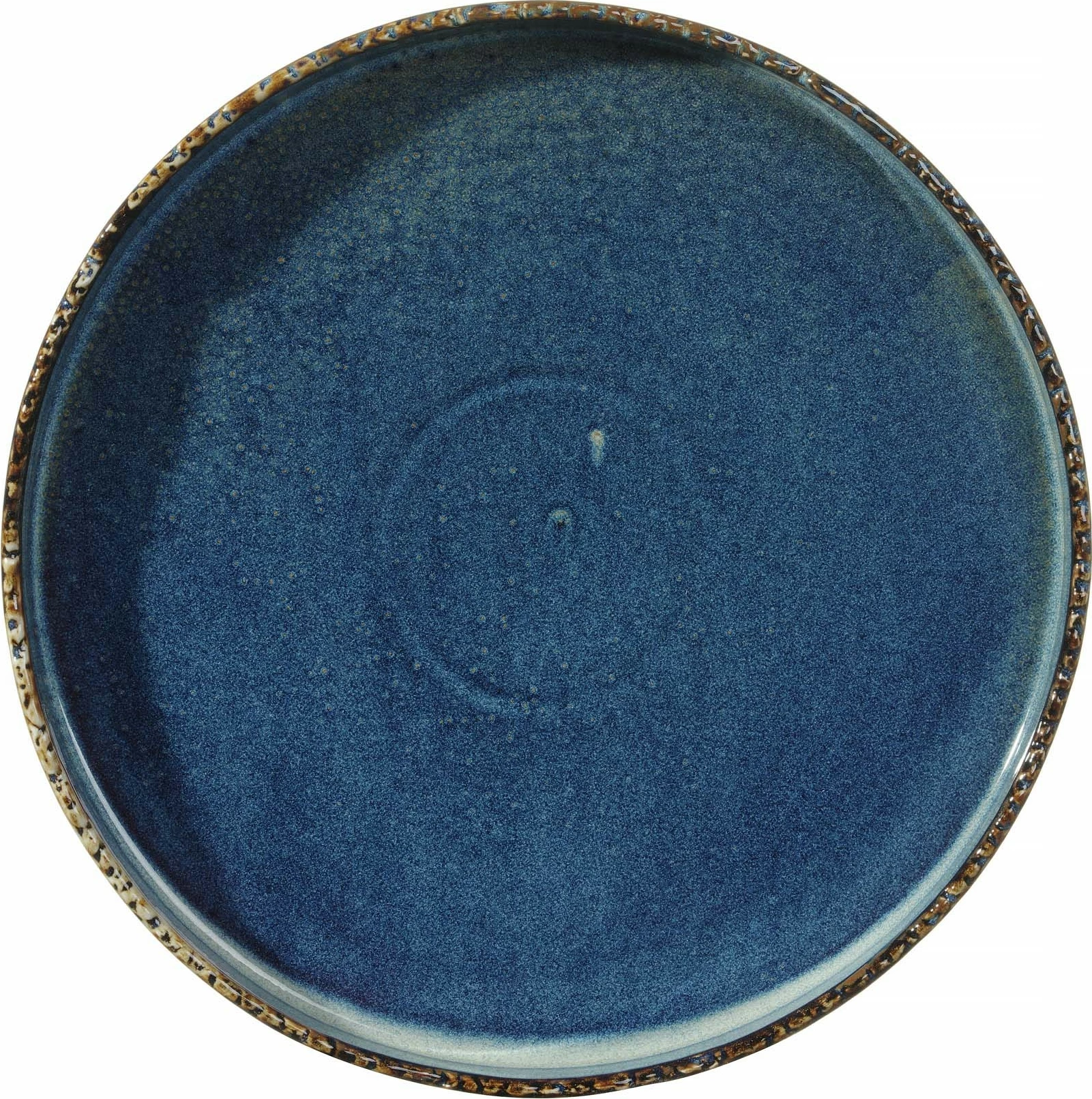 Pjatë e sheshtë Fine Dine Eminence Ø210mm, porcelan, blu, set 3 copë