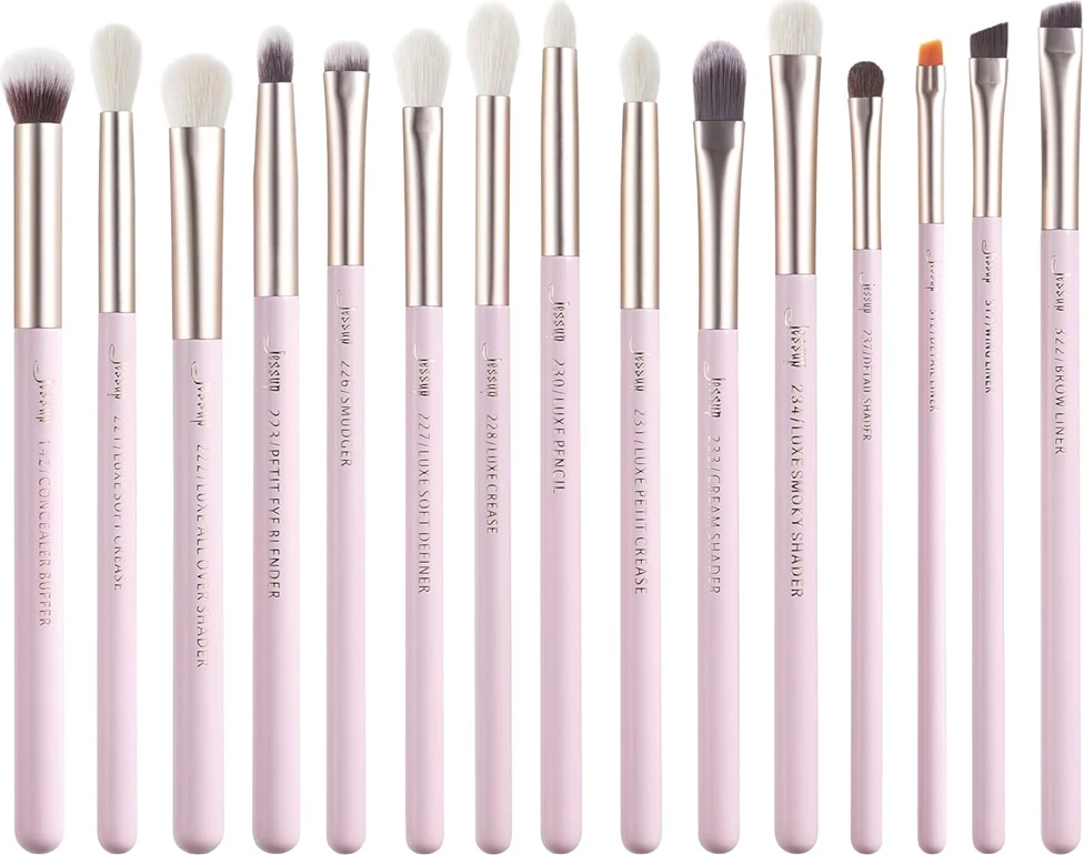 Set brushash për grim JESSUP T294 për femra, 15 copë