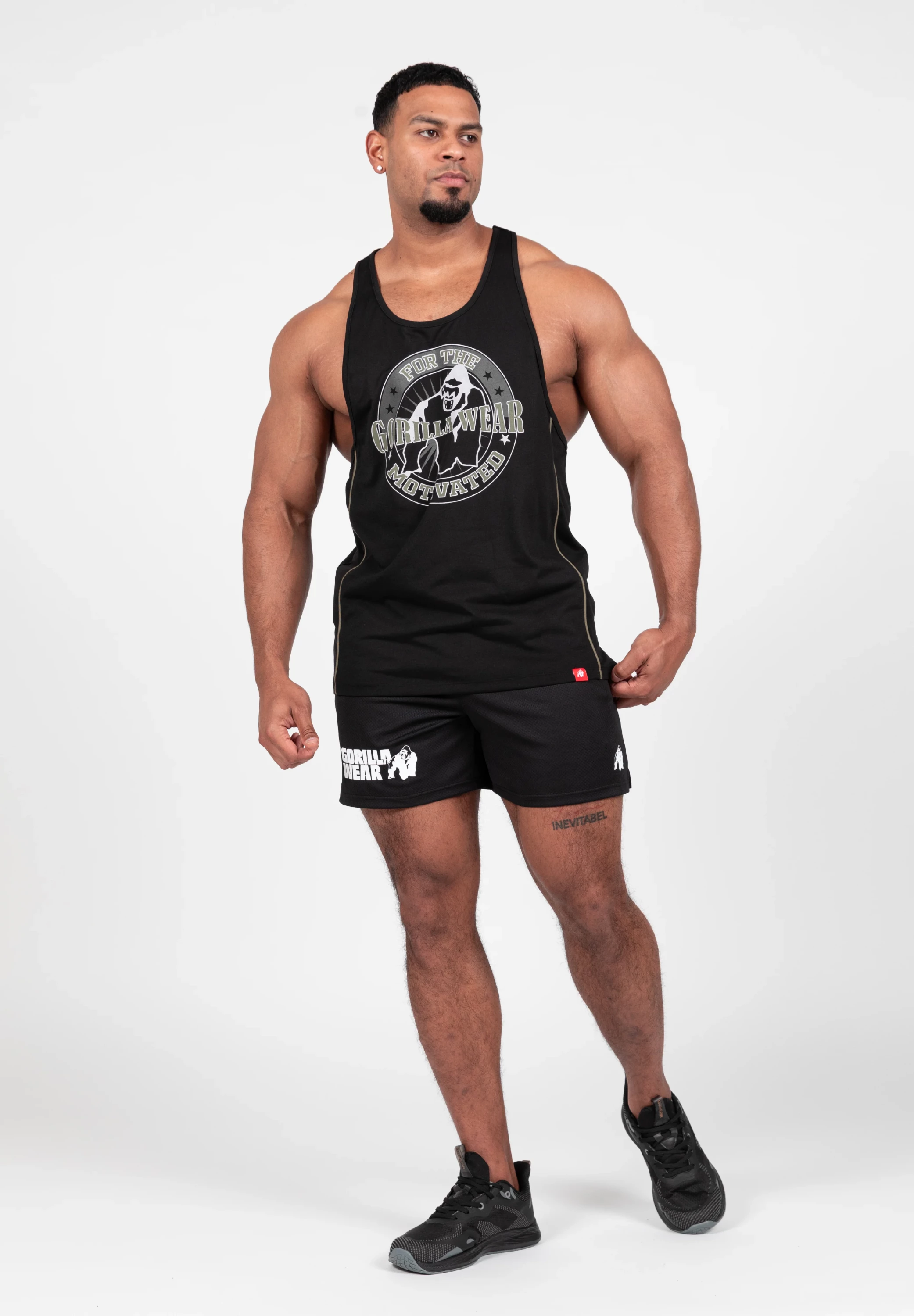 Miles Mesh Shorts - Black [Madhësia: XL]