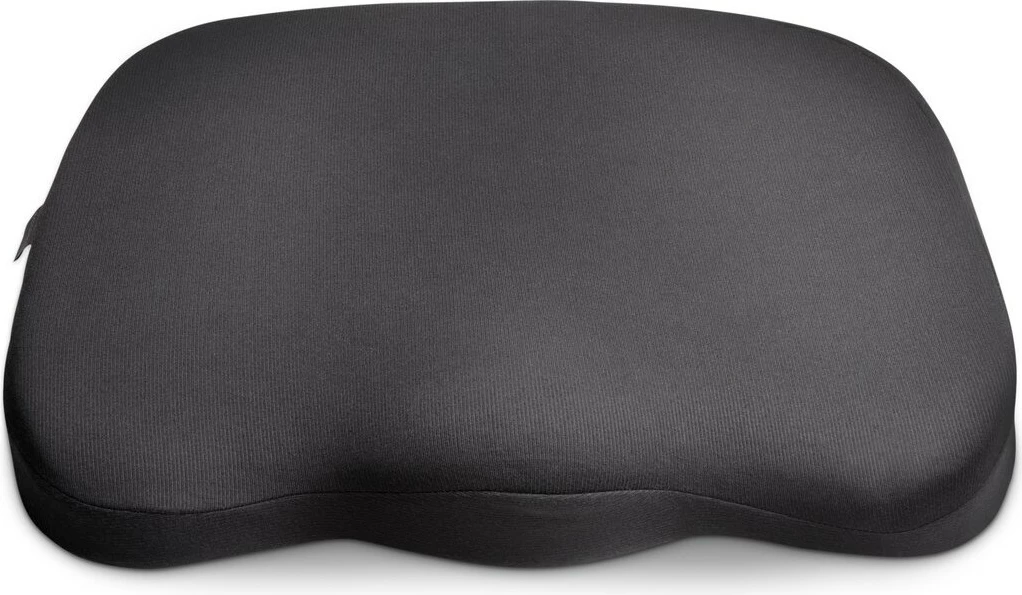 Jastëk ulëse memory foam Kensington, i zi, 442mm