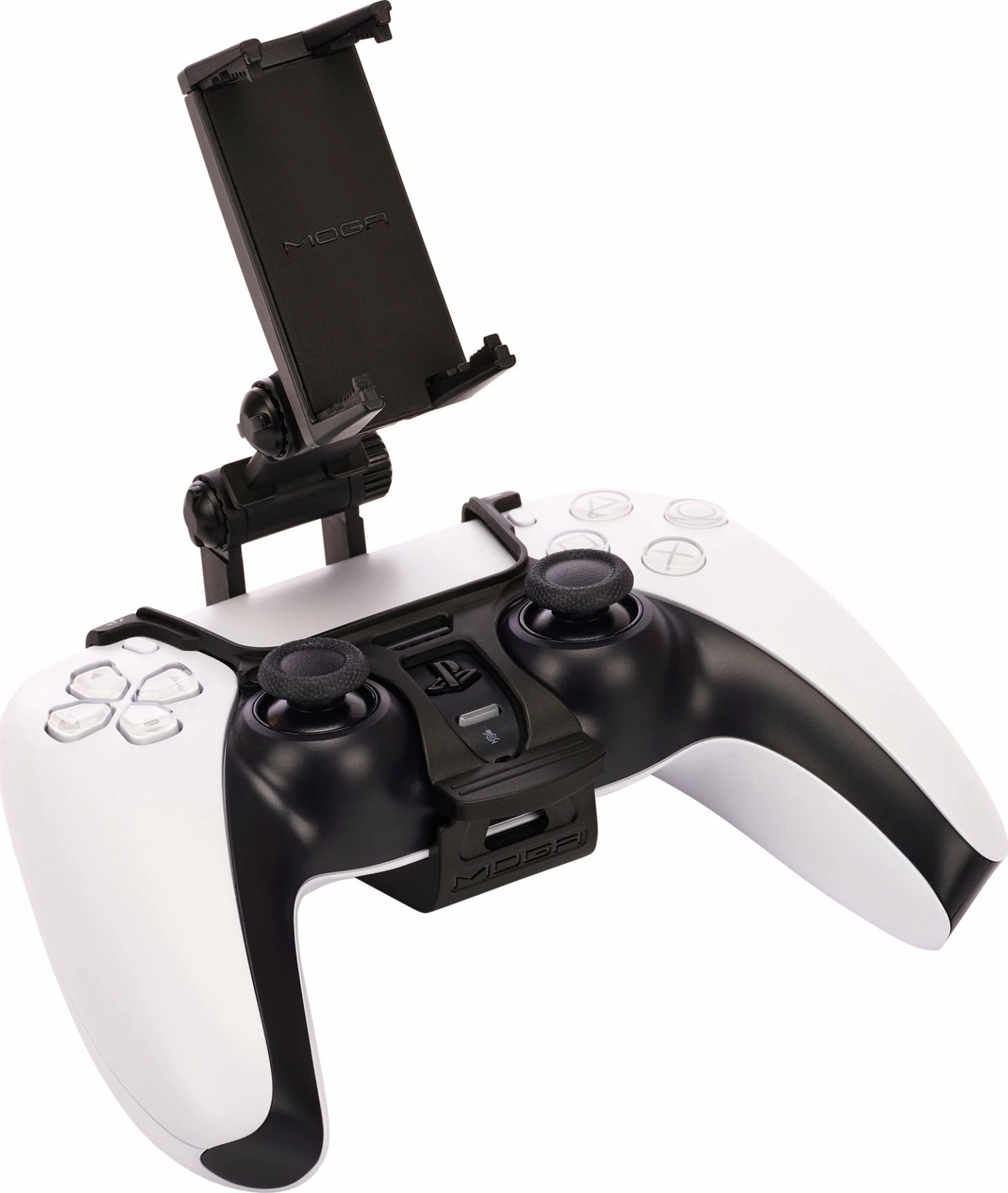 Mbajtëse telefoni PowerA Phone Holder për kontrollor DualSense & DualShock 4, e zezë