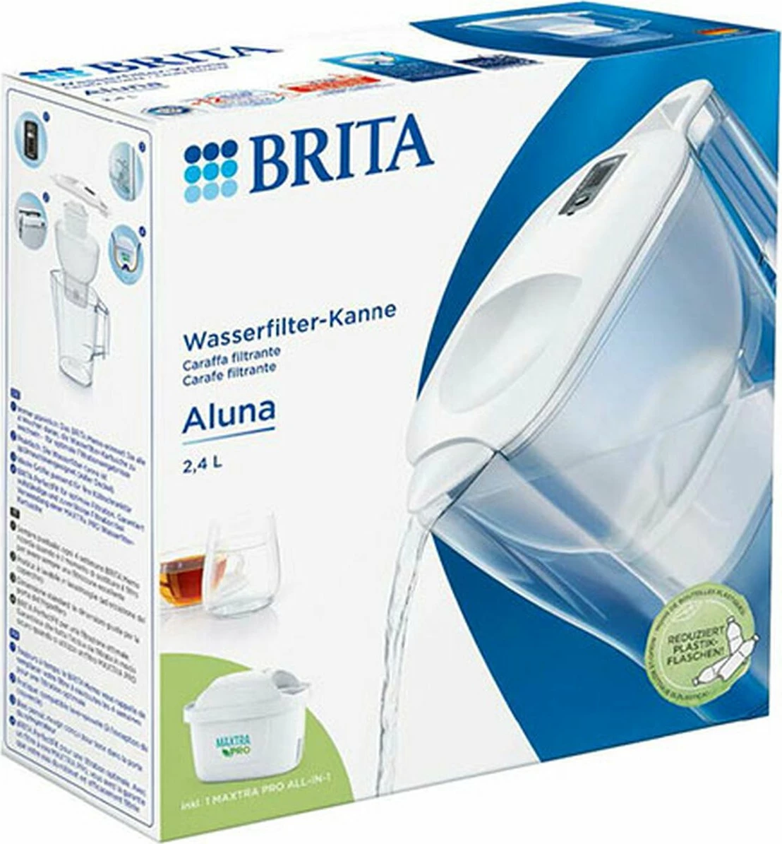 Bokall për Filtrim të ujit Brita Aluna, 2.4L